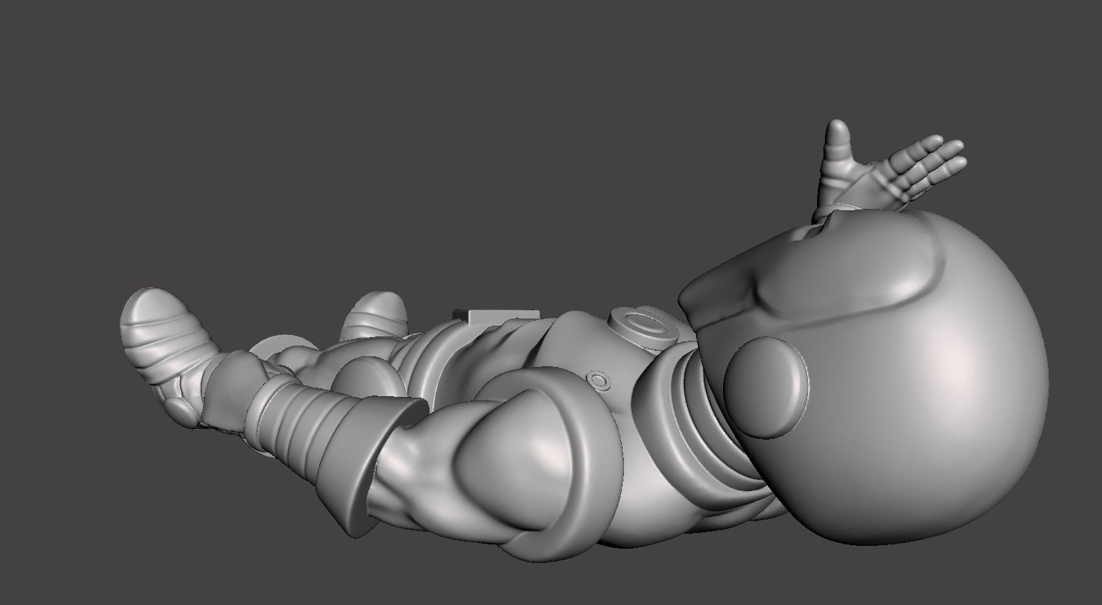 ironman chibi with base 3d model for 3d printing 3D print model_4