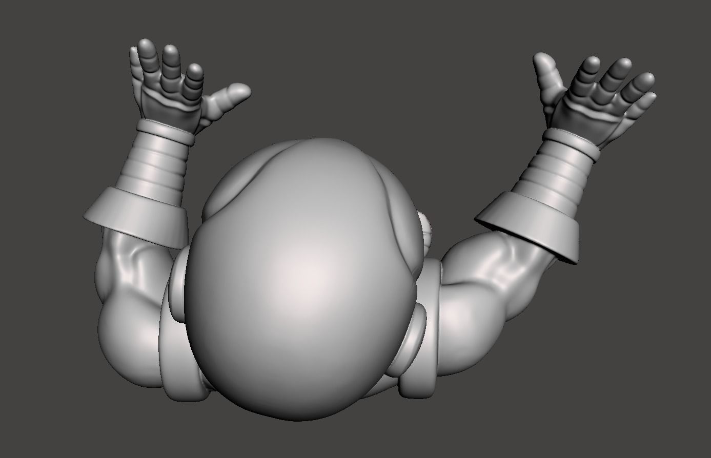 ironman chibi with base 3d model for 3d printing 3D print model_9