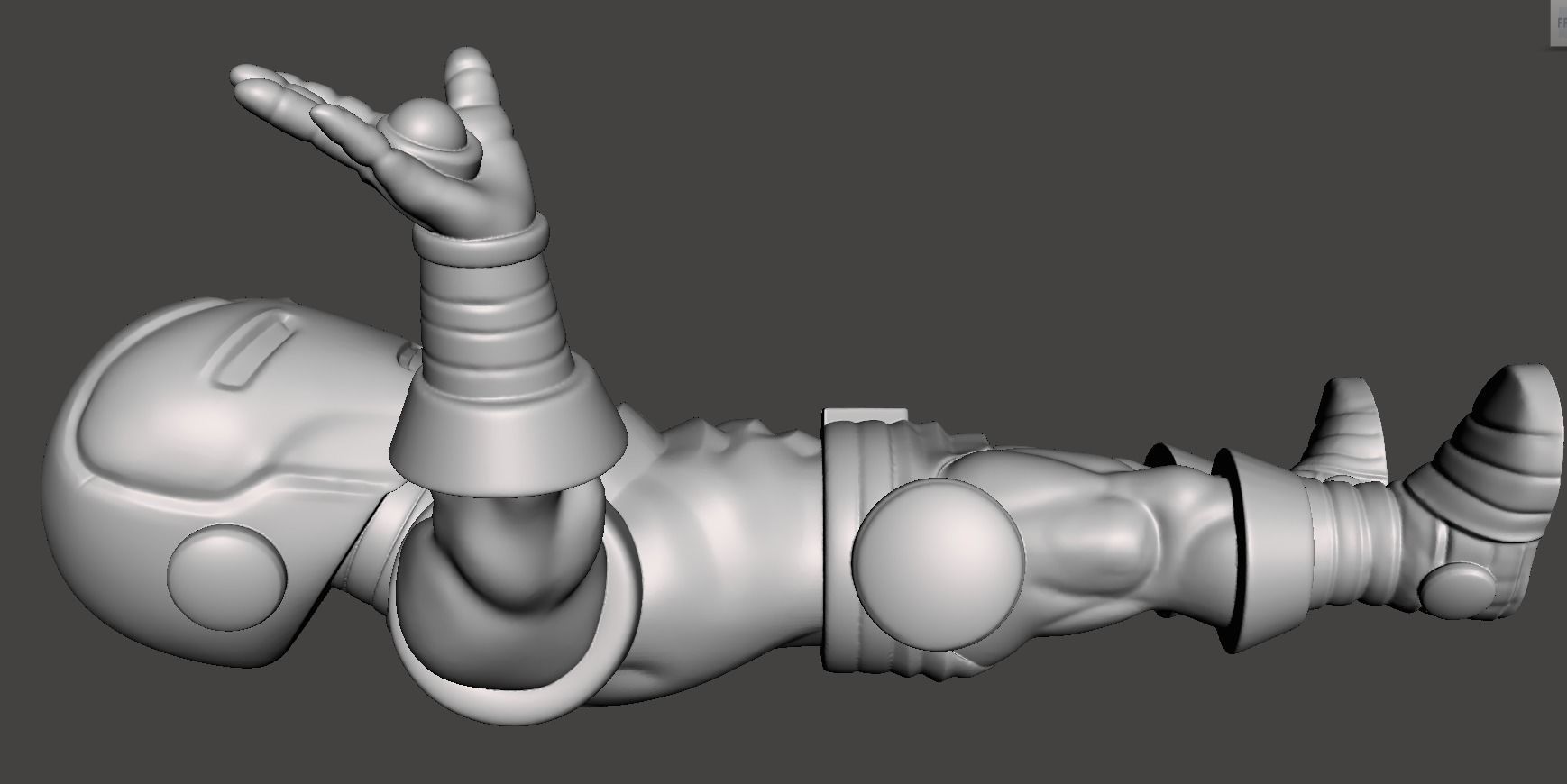 ironman chibi with base 3d model for 3d printing 3D print model_6