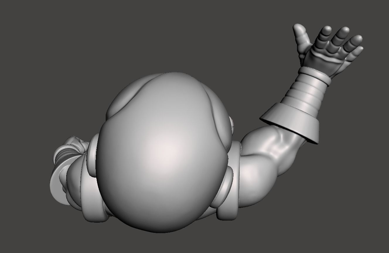 ironman chibi with base 3d model for 3d printing 3D print model_5