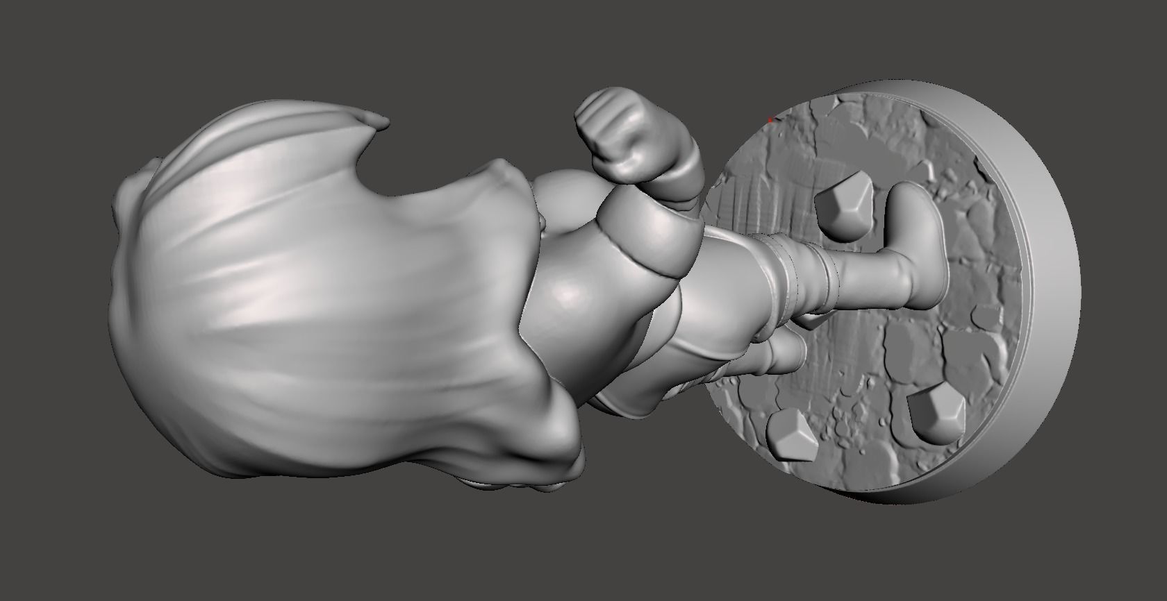 Rogue Girl Chibi 3d model for 3d printing 3D print model_3