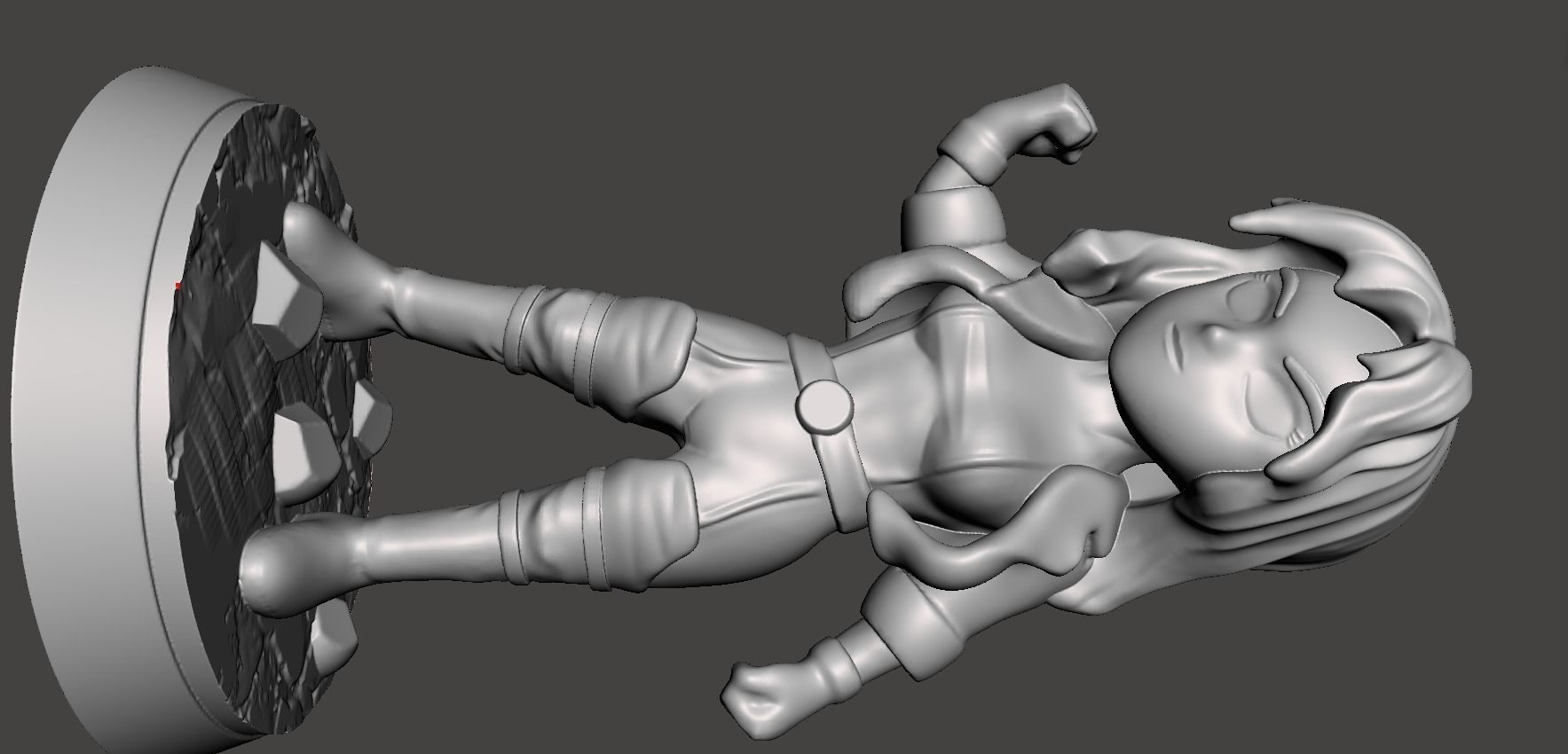 Rogue Girl Chibi 3d model for 3d printing 3D print model_1