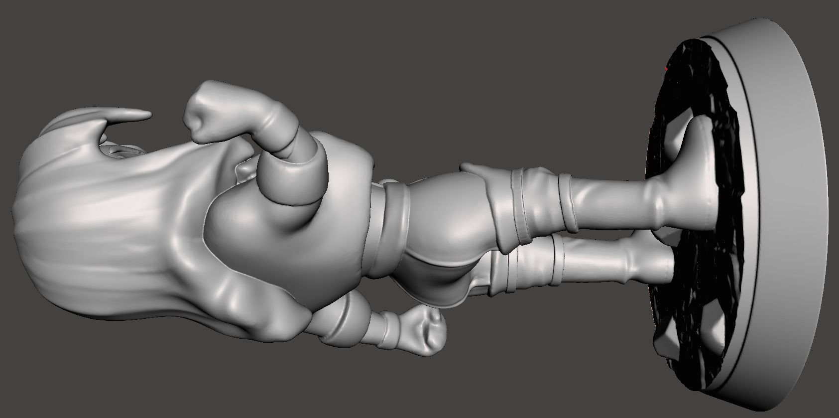 Rogue Girl Chibi 3d model for 3d printing 3D print model_4