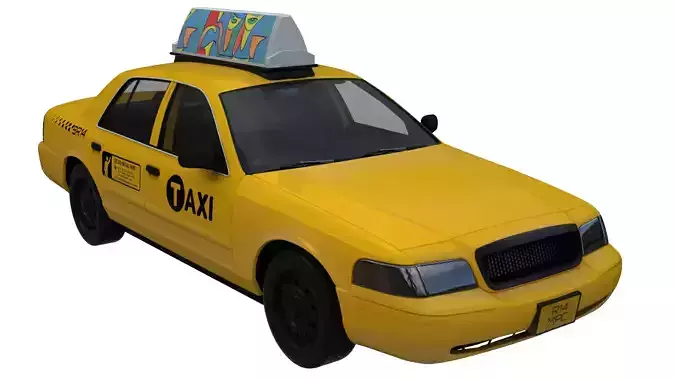 Taxi Car 3D model