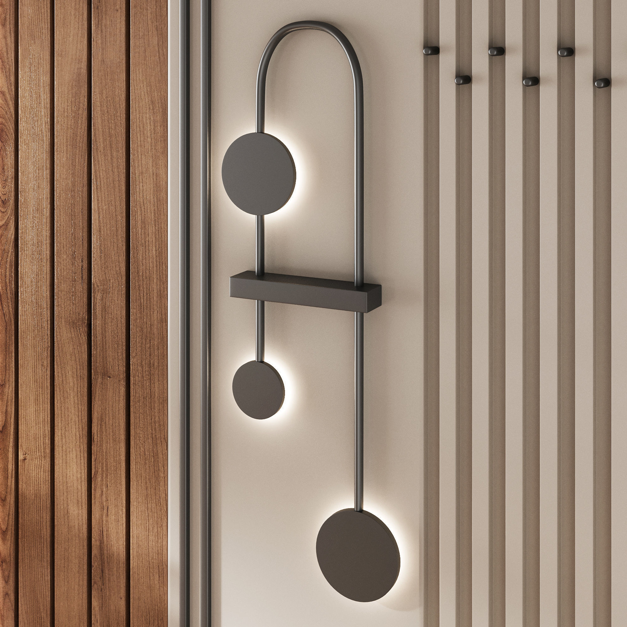 Hallway Set  N8  1 3D model_4