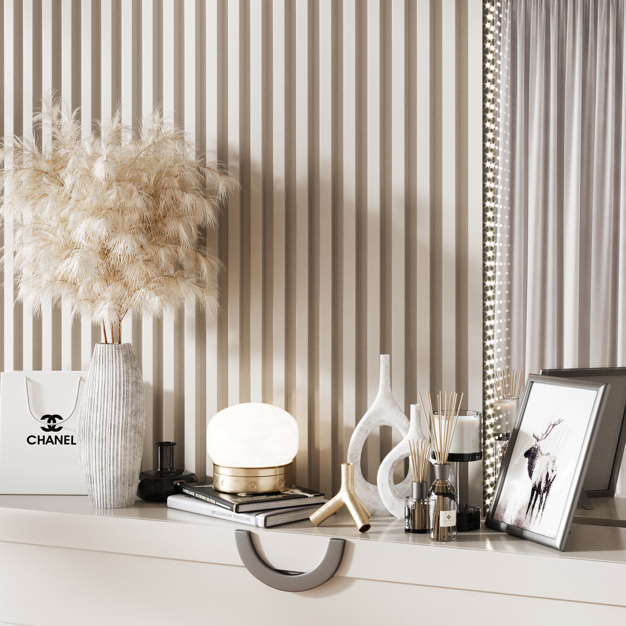 Hallway Set  N10 3D model_2