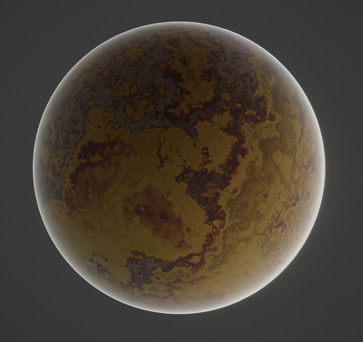 Planet Space Ready to game Low-poly 3D model_12