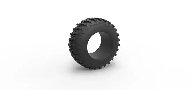 Offroad tire 92 Scale 1 to 25