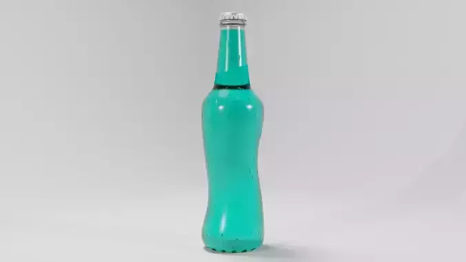 Low-poly bottle