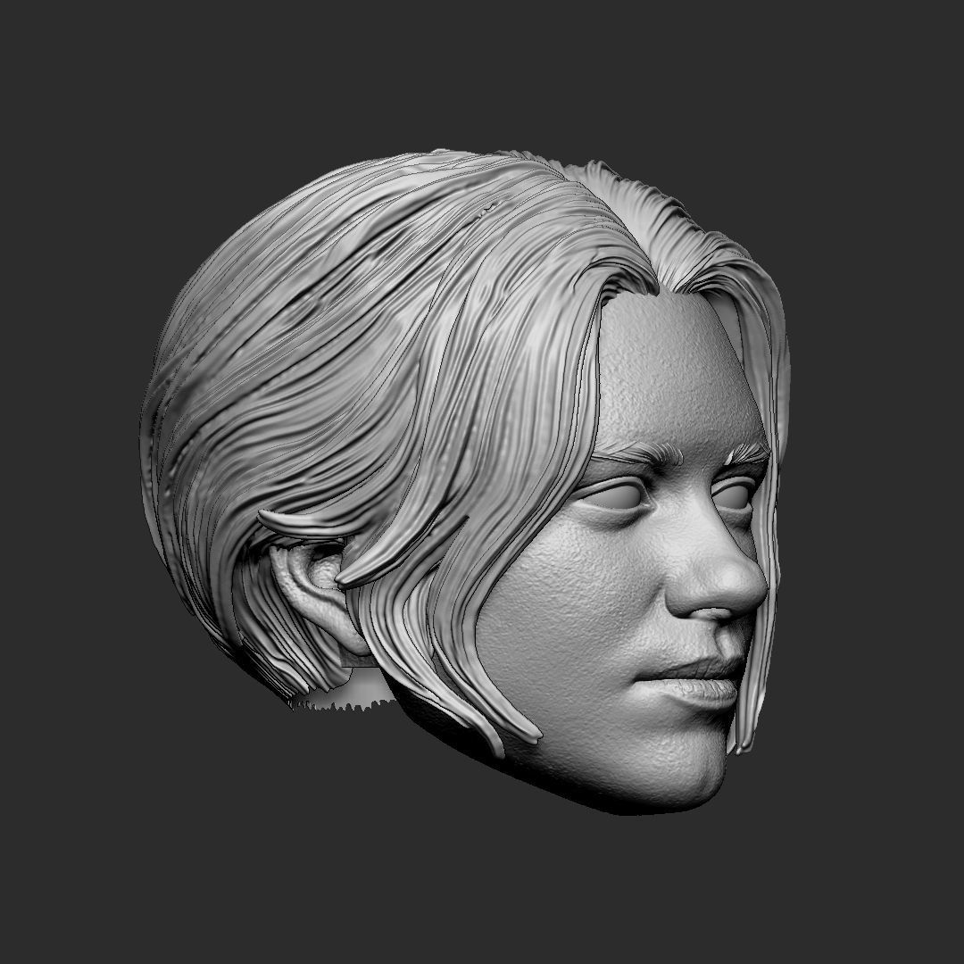 SuperGirl - Sasha Calle - The Flash Head 3D print model_1