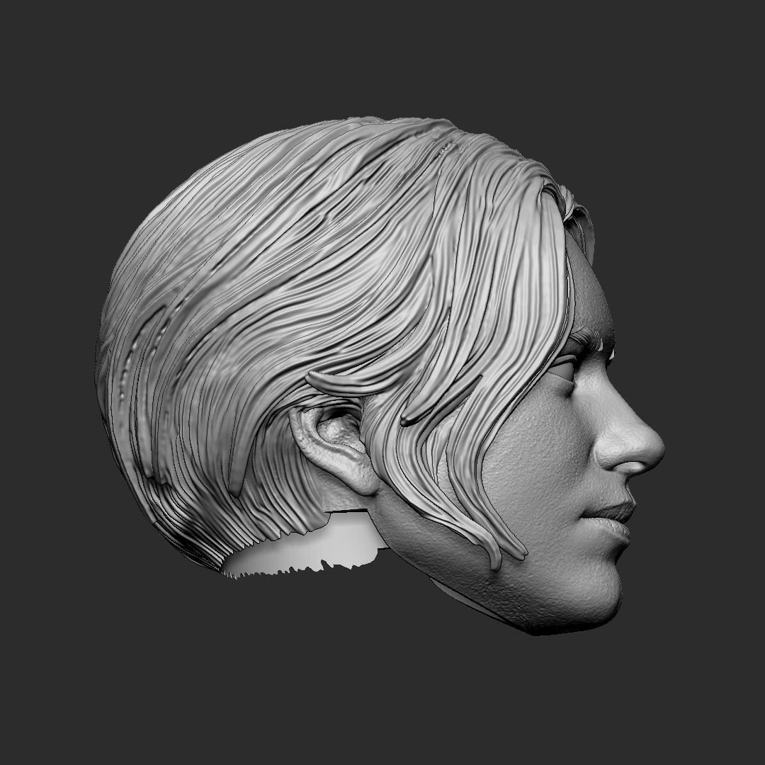 SuperGirl - Sasha Calle - The Flash Head 3D print model_2