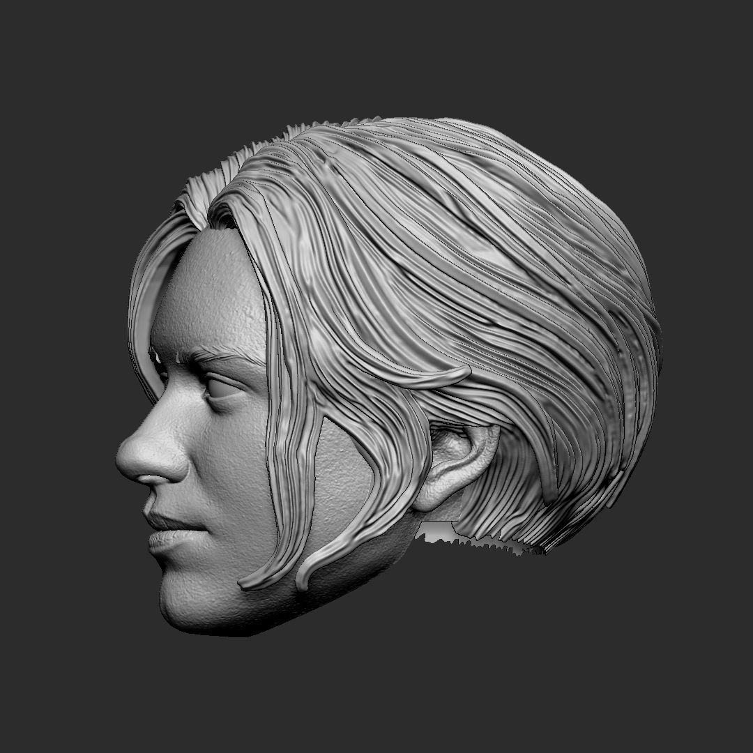 SuperGirl - Sasha Calle - The Flash Head 3D print model_3