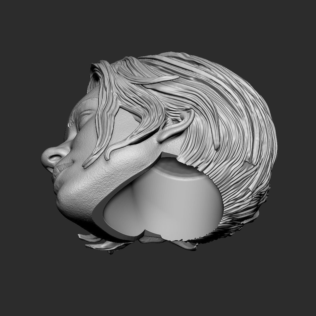 SuperGirl - Sasha Calle - The Flash Head 3D print model_4
