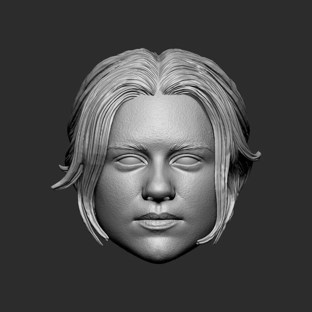 SuperGirl - Sasha Calle - The Flash Head 3D print model_0