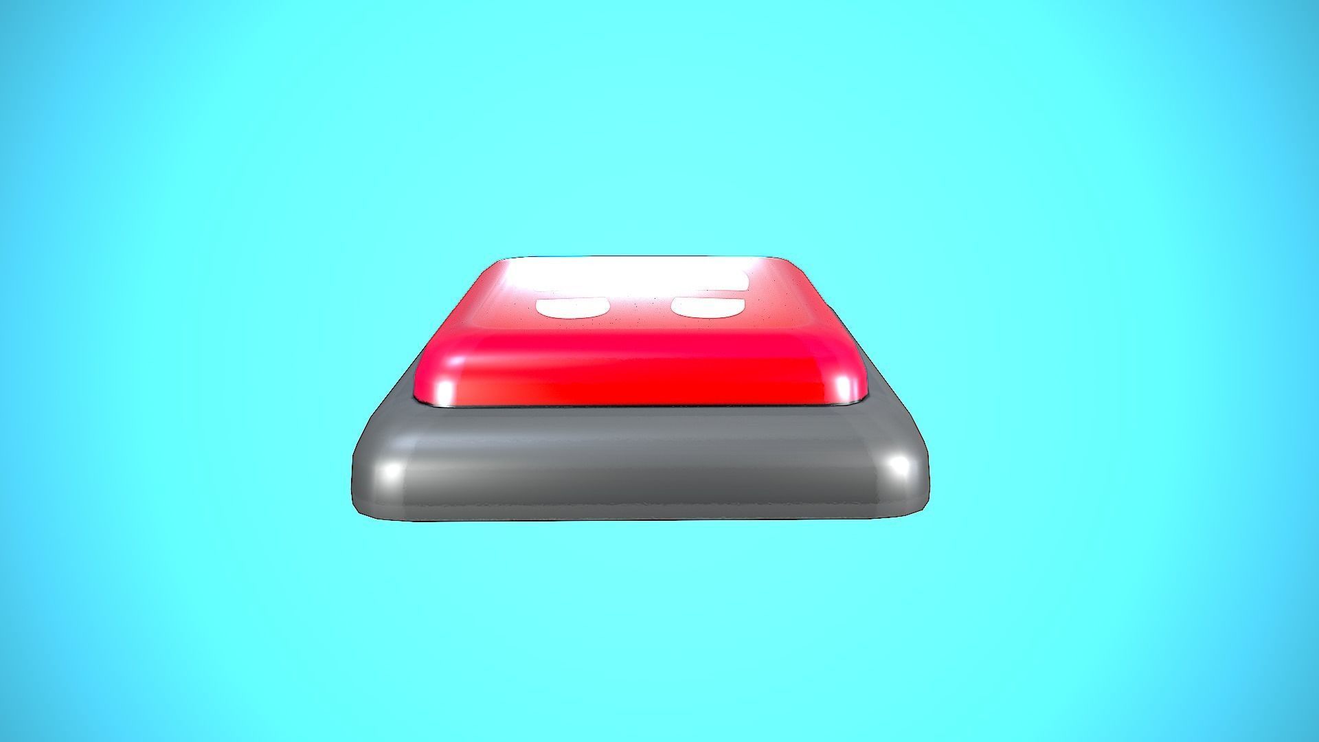 PRESSURE PLATE CARTOON STYLIZED Low-poly 3D model_8