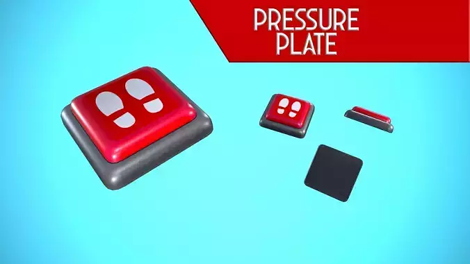 PRESSURE PLATE CARTOON STYLIZED