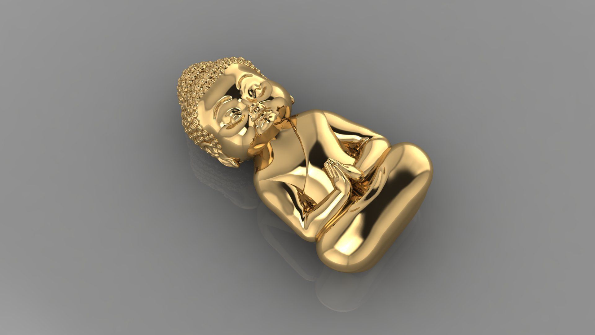 Baby Budha B01 3D print model_4