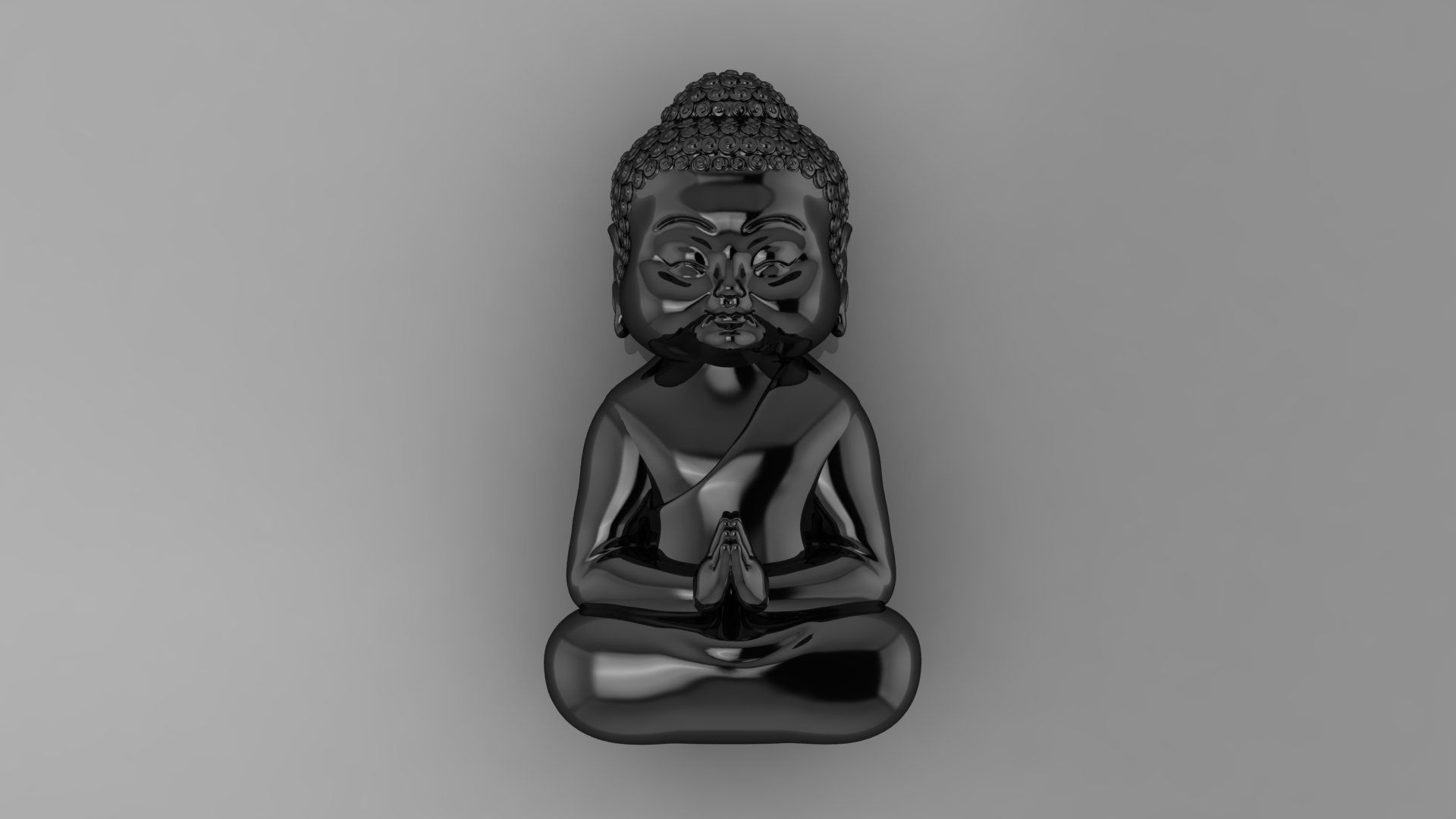 Baby Budha B01 3D print model_6
