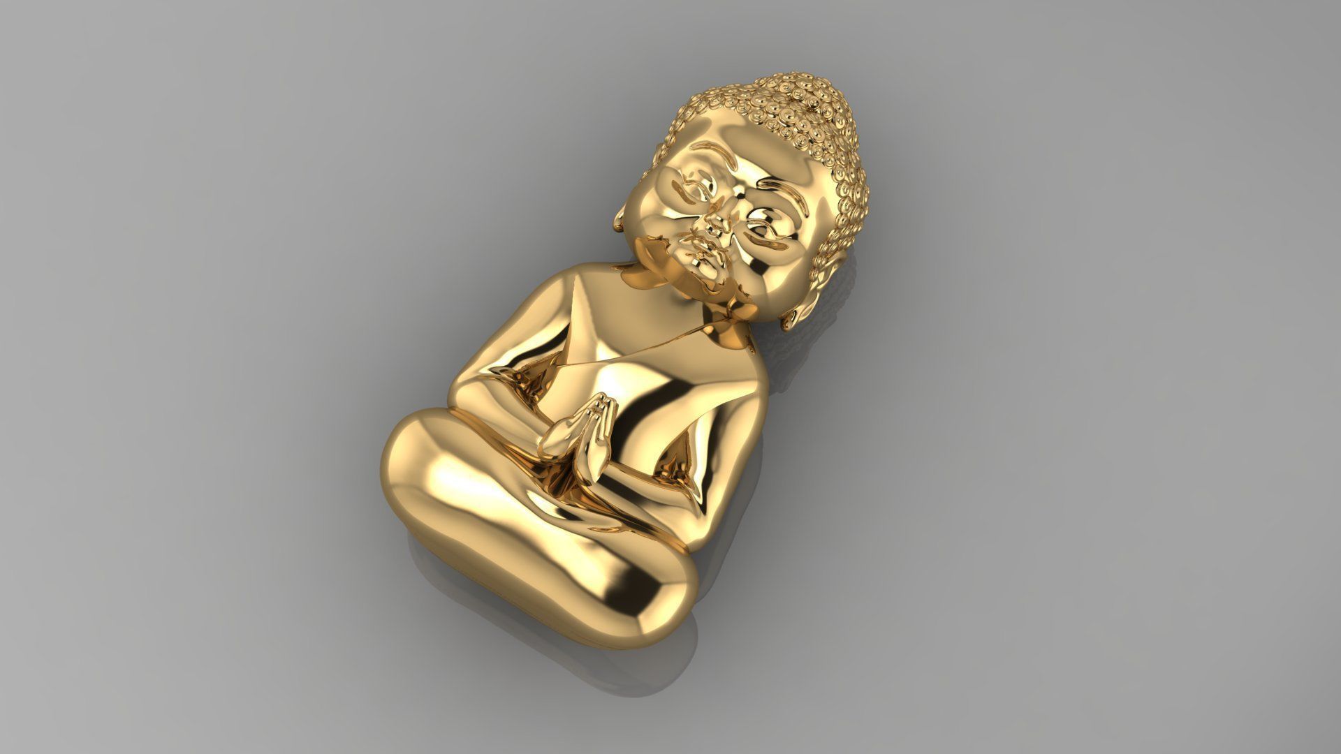 Baby Budha B01 3D print model_3