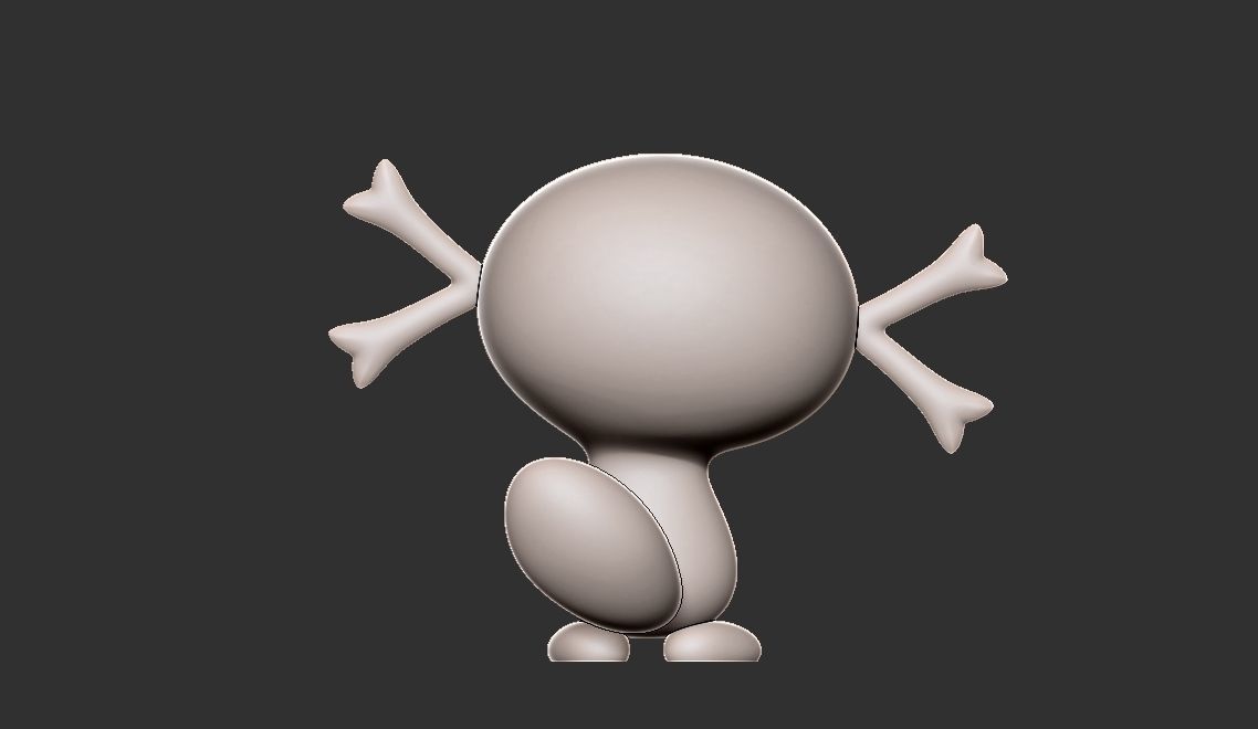 Pokemon paldean wooper 3D print model_8