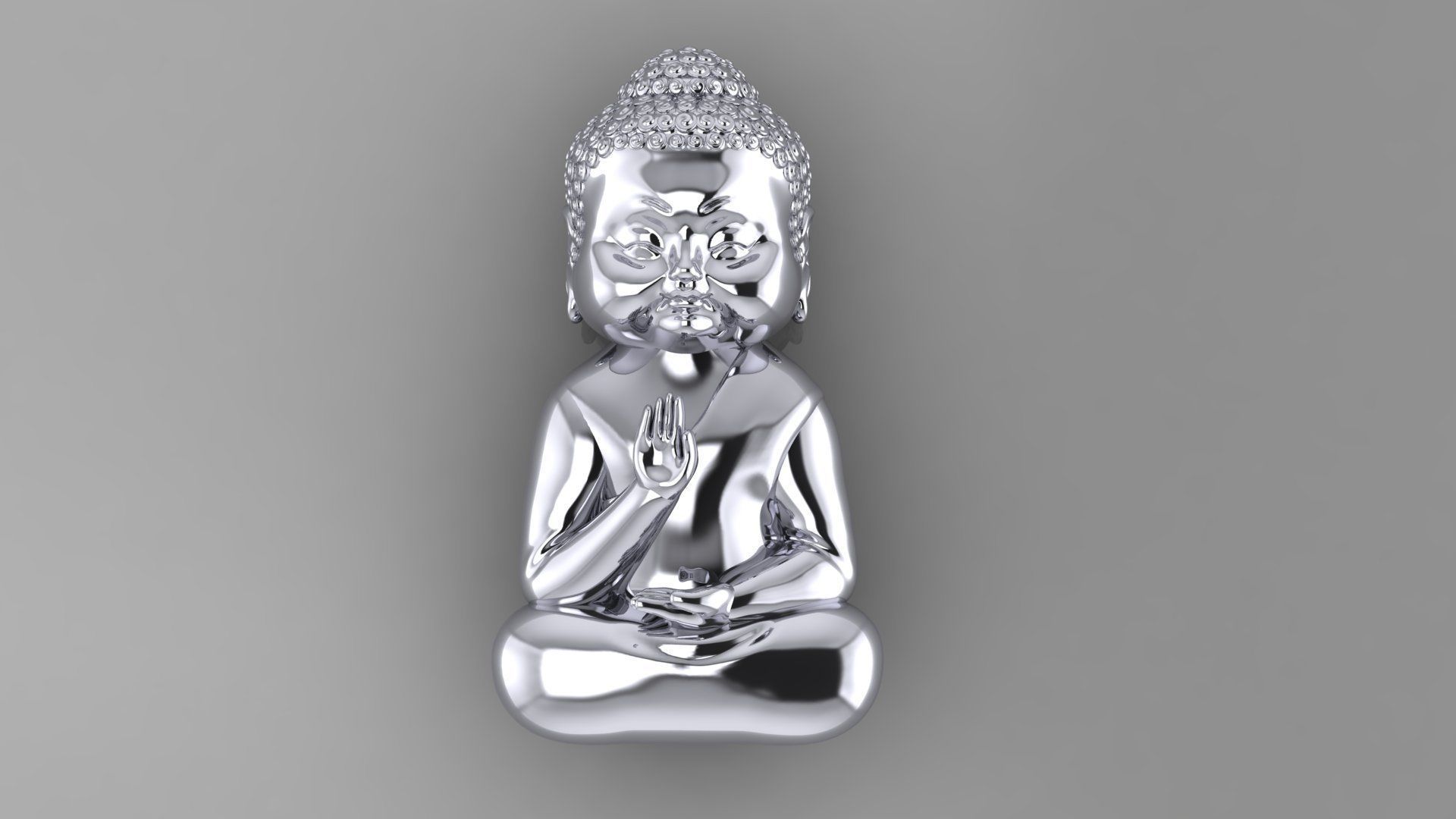 Baby Budha B02 3D print model_5