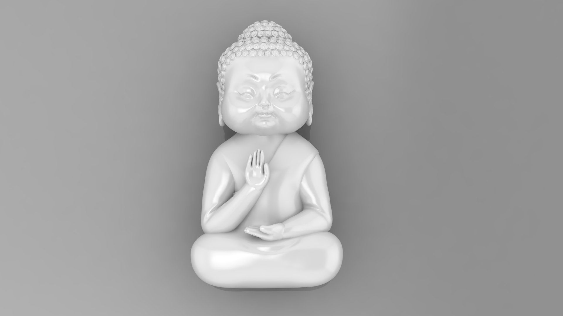 Baby Budha B02 3D print model_1