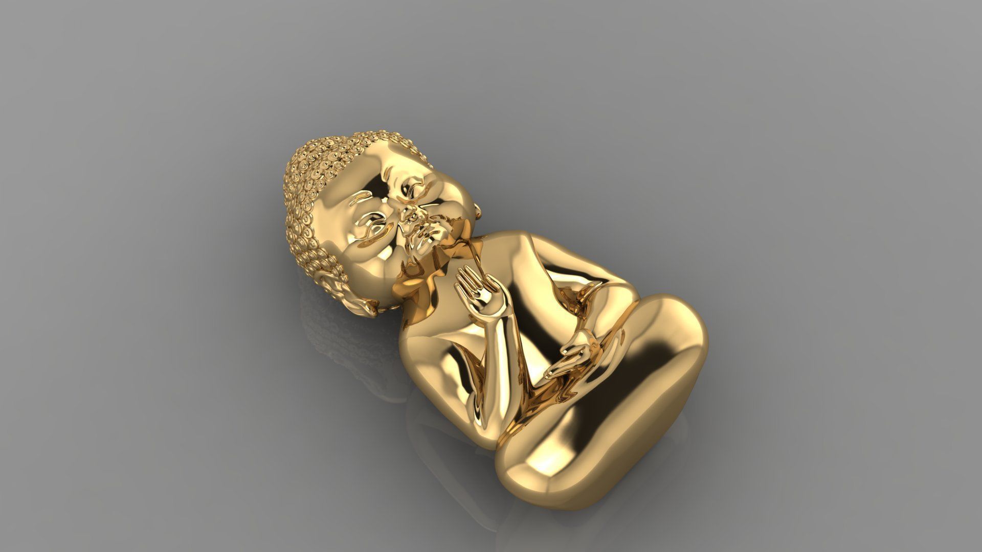 Baby Budha B02 3D print model_4