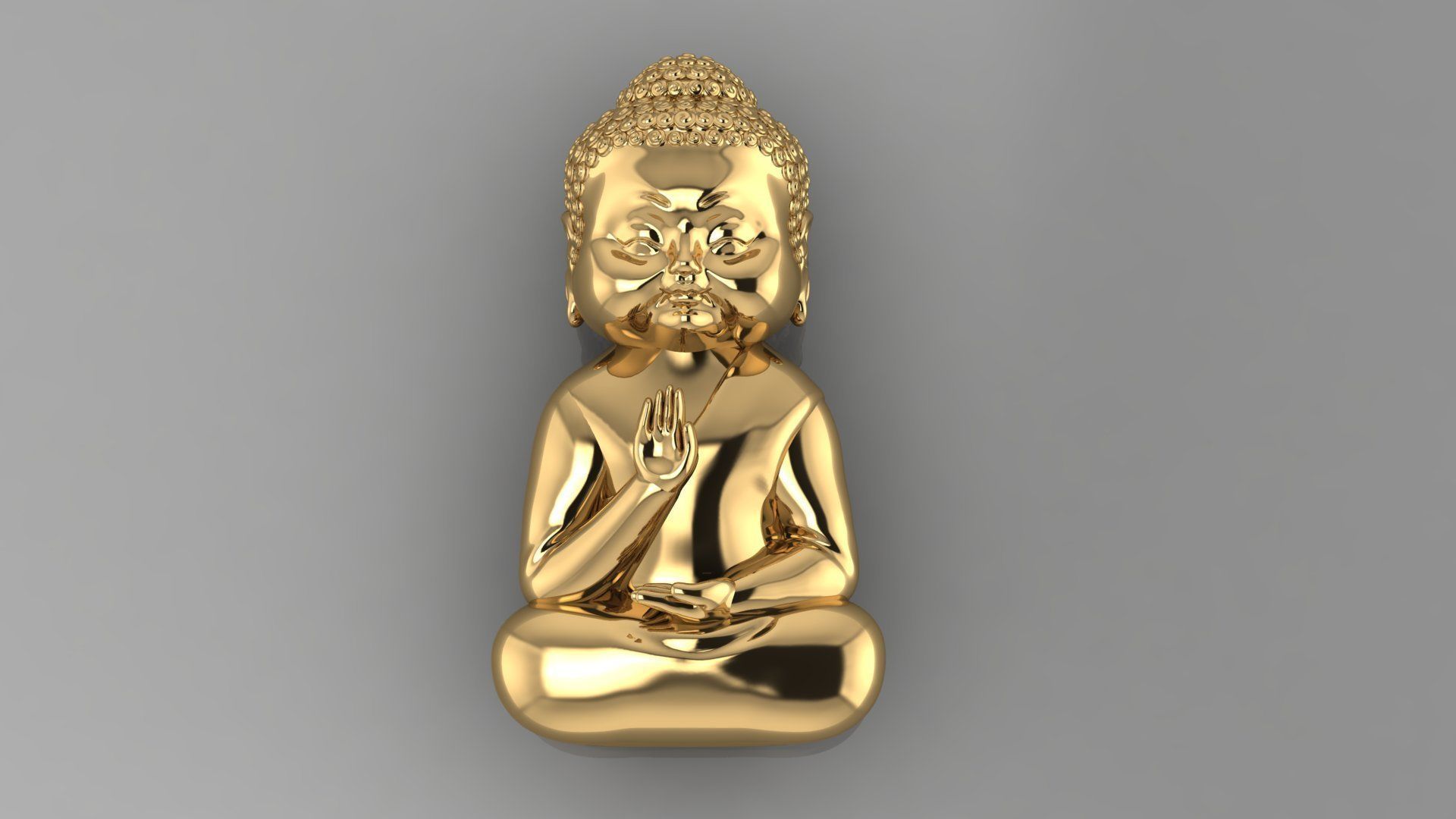 Baby Budha B02 3D print model_2