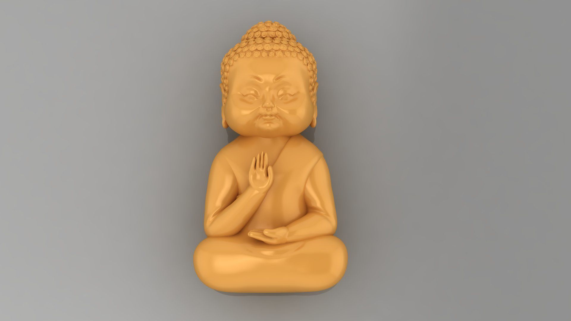 Baby Budha B02 3D print model_6