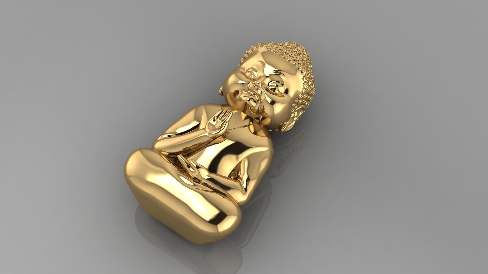 Baby Budha B02 3D print model_3