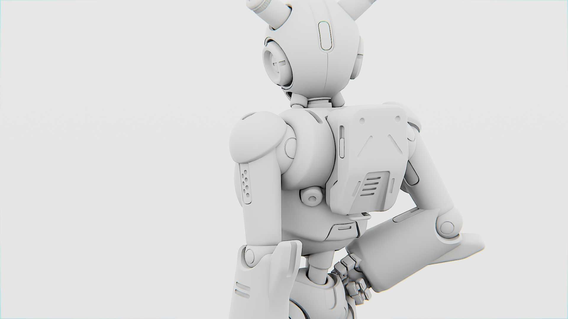 ANDROID XENON-B   RIGGED 3D model_33