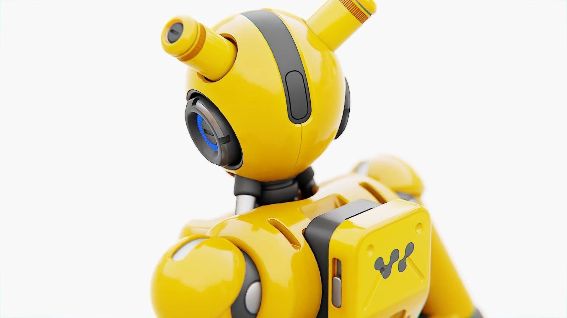 ANDROID XENON-B   RIGGED 3D model_16