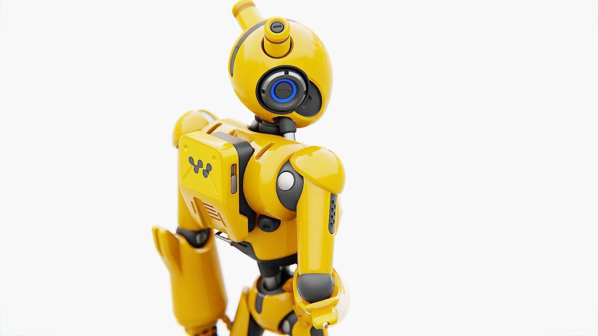 ANDROID XENON-B   RIGGED 3D model_18