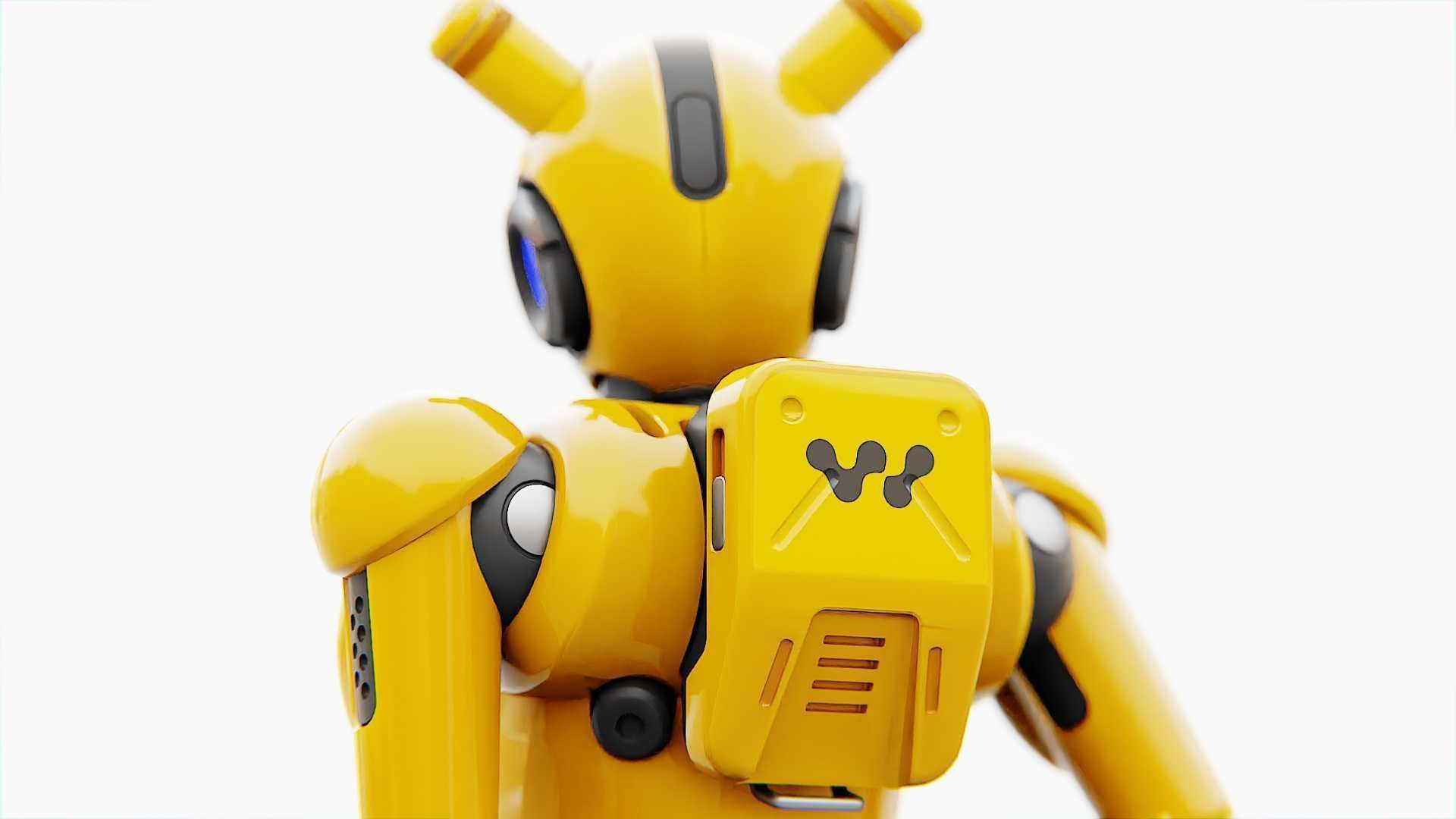 ANDROID XENON-B   RIGGED 3D model_17