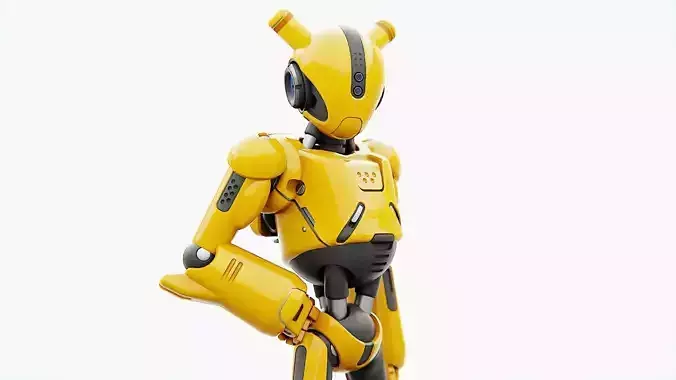 ANDROID XENON-B   RIGGED 3D model