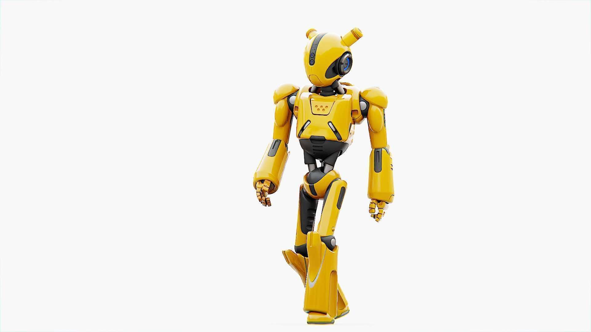 ANDROID XENON-B   RIGGED 3D model_22