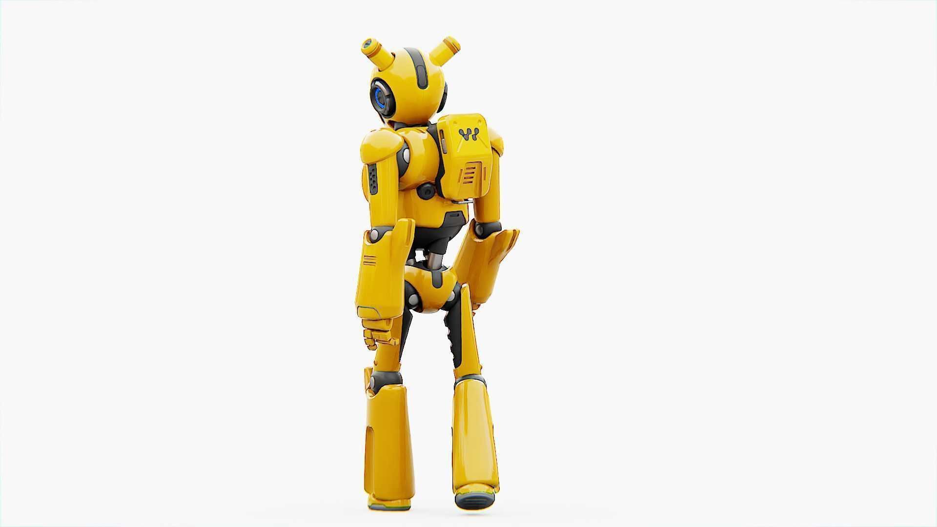 ANDROID XENON-B   RIGGED 3D model_24