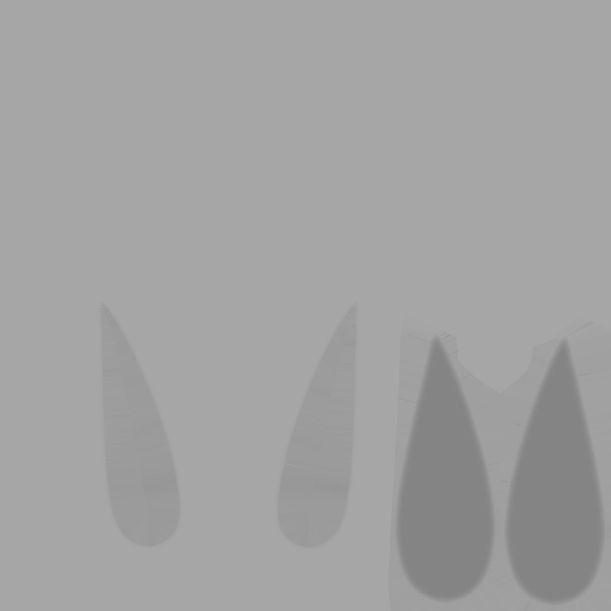 Furry Ears Tiara E01 Black - Headband Character Design Low-poly 3D model_21