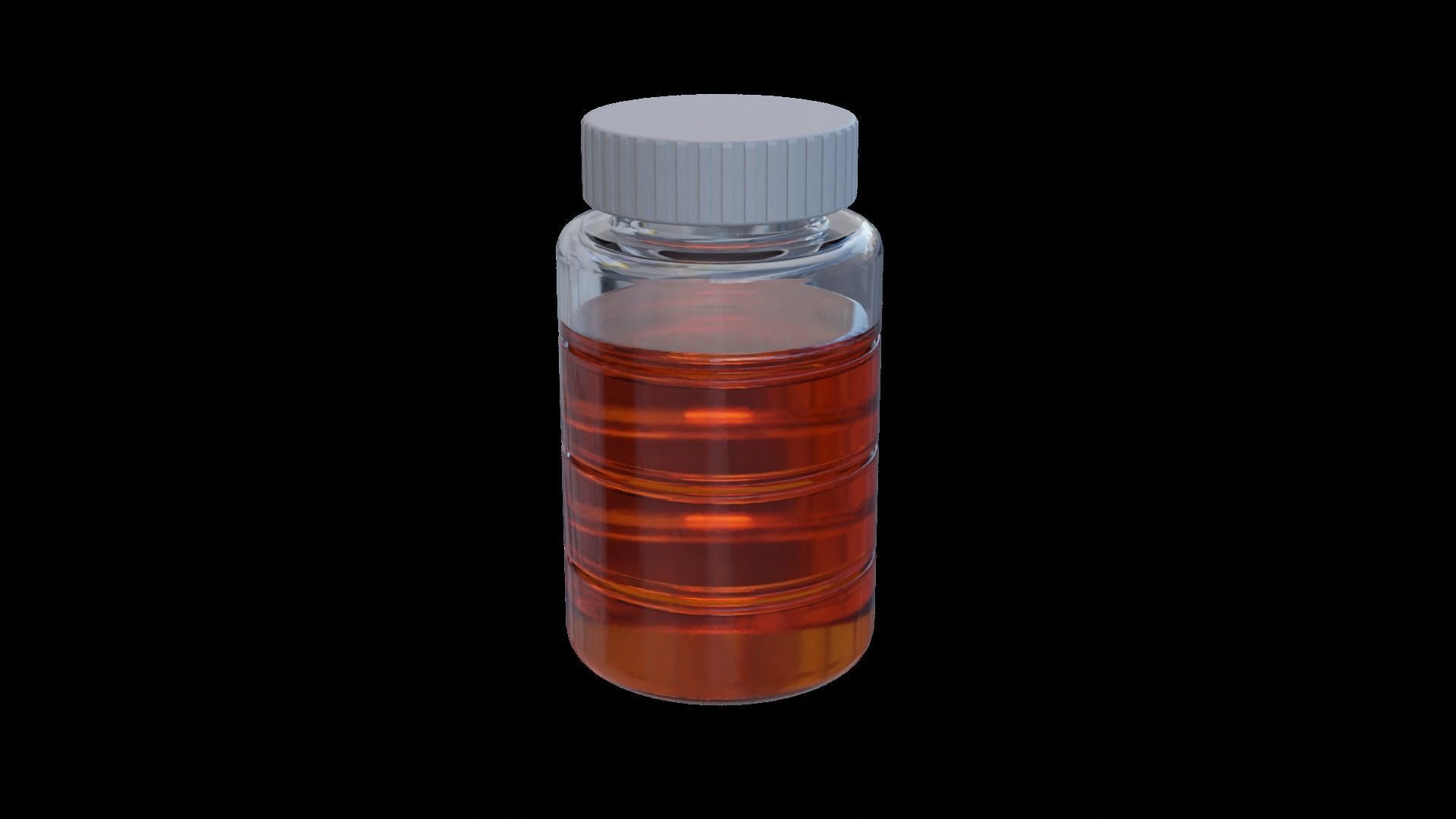 Oil analysis pump and sample bottles 3D model_4