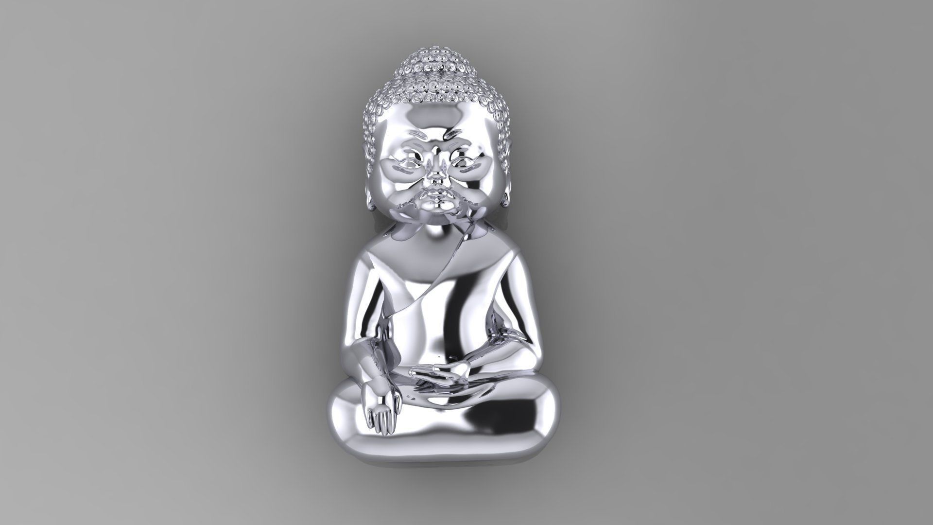 Baby Budha B03 3D print model_3
