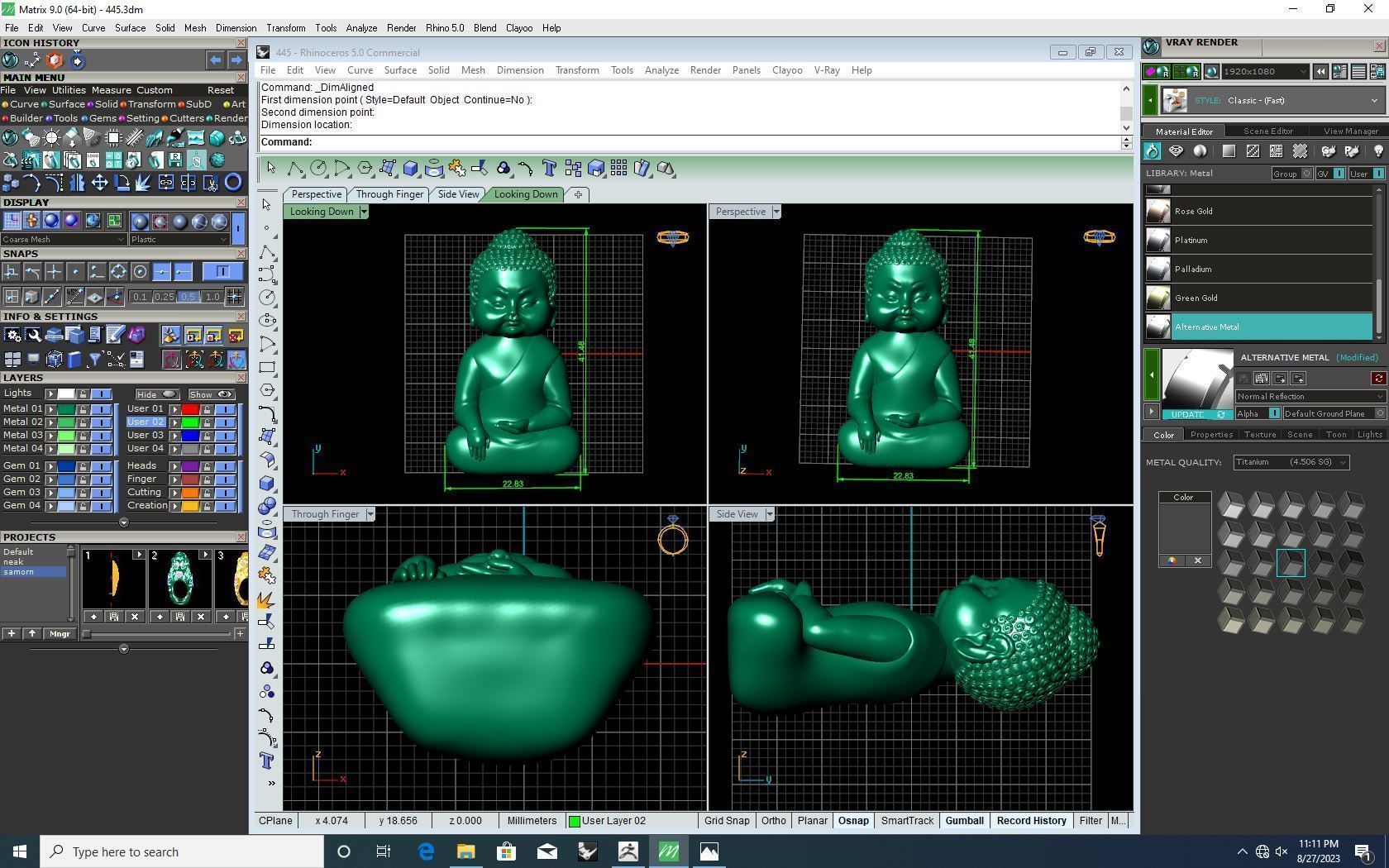 Baby Budha B03 3D print model_7