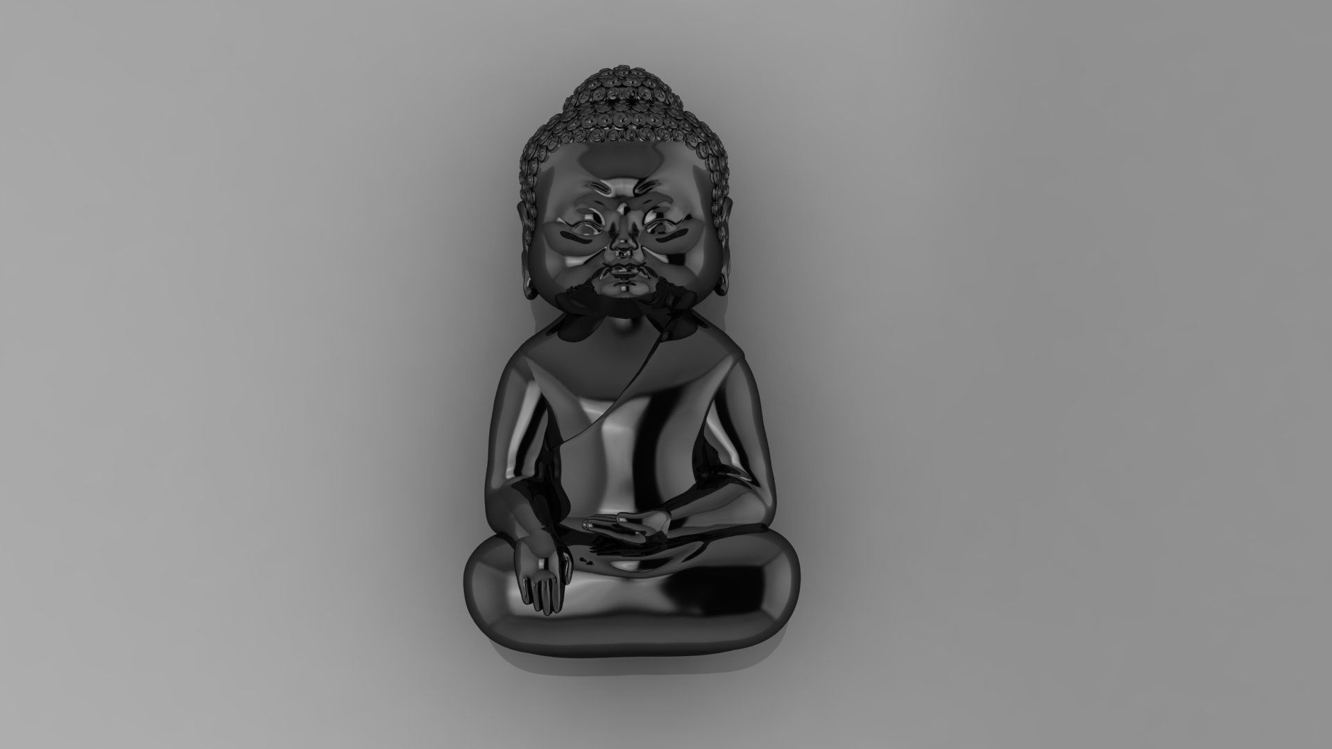 Baby Budha B03 3D print model_4