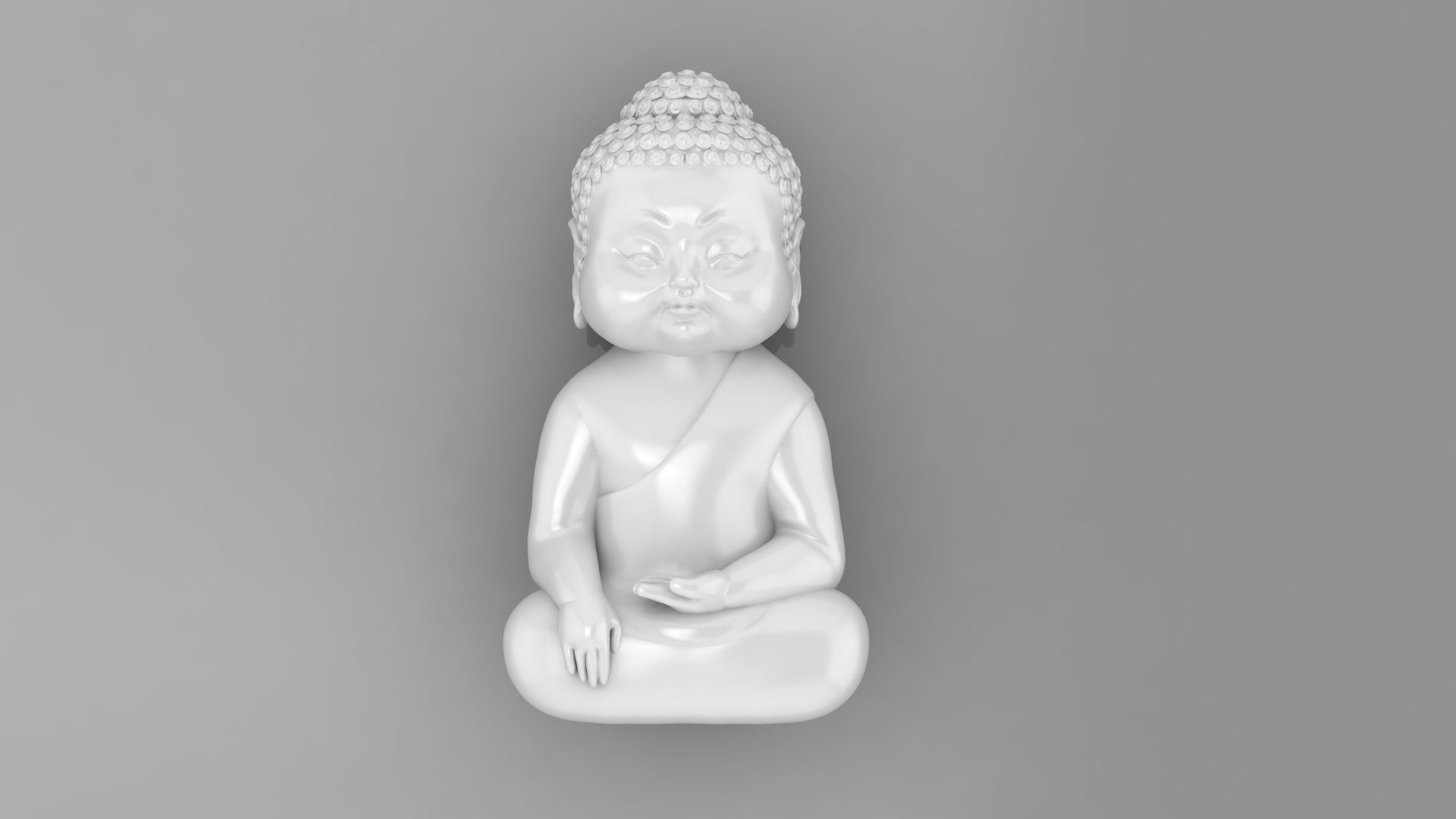 Baby Budha B03 3D print model_6