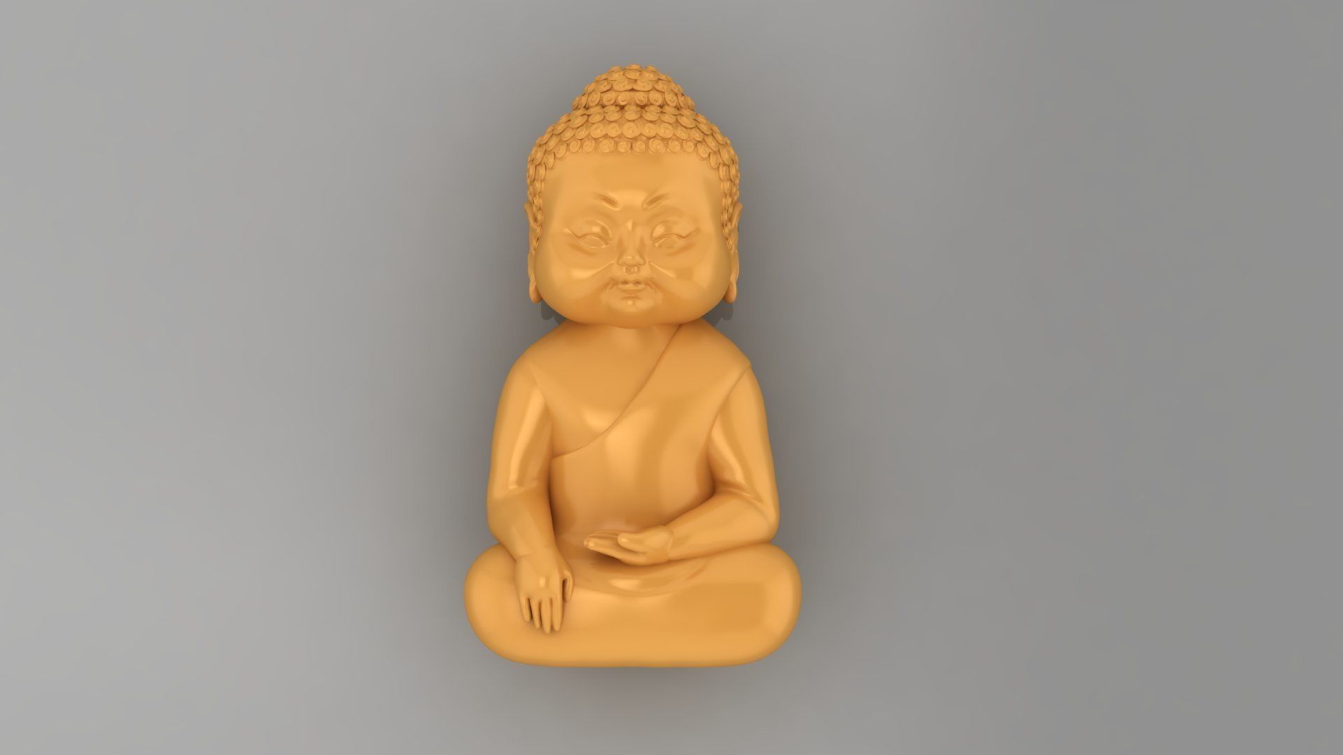 Baby Budha B03 3D print model_5