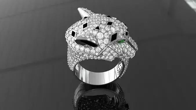 Ring Tiger 3D print model