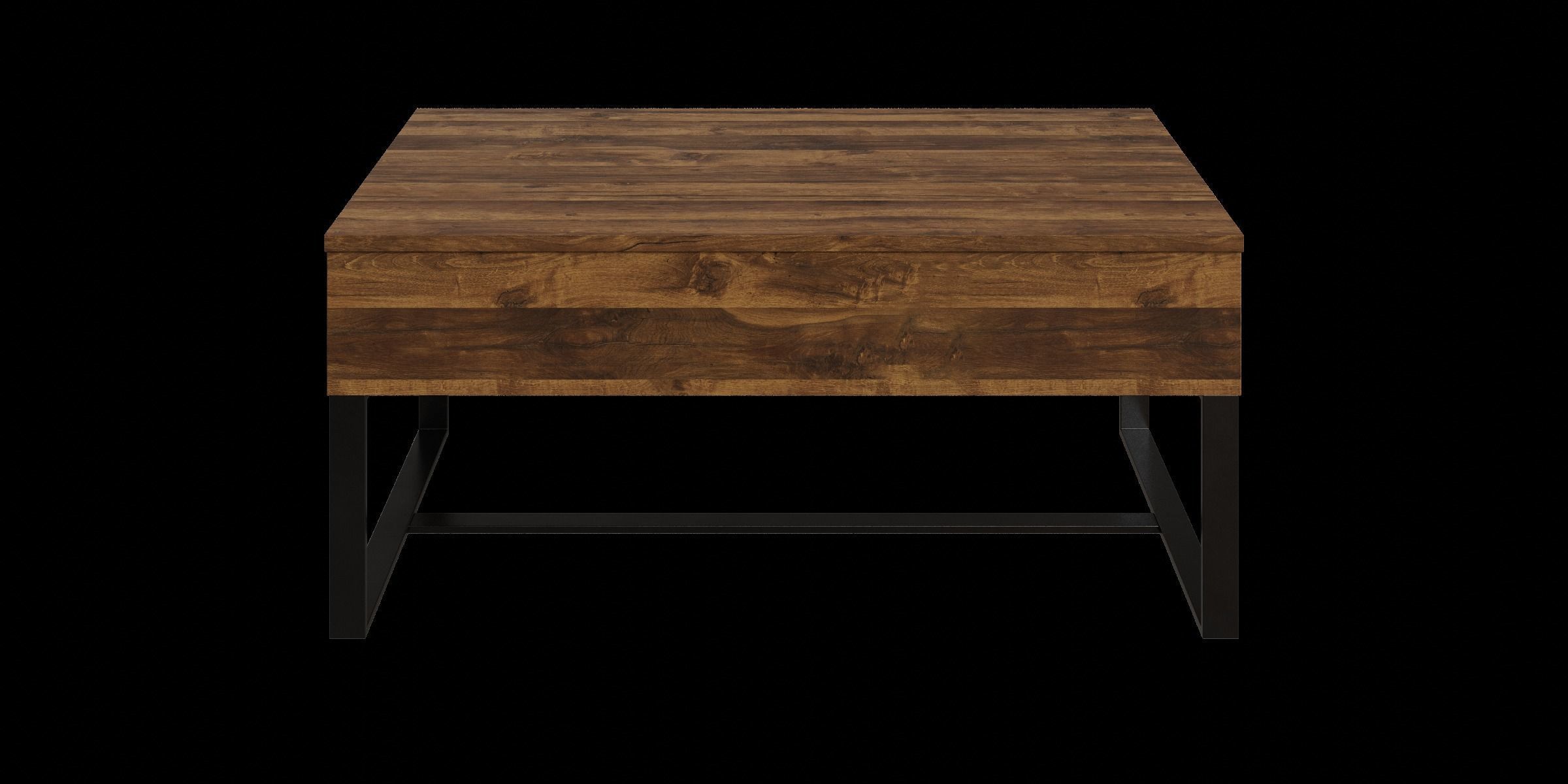 Dark Oak Lift Up Coffee Table Low-poly 3D model_11