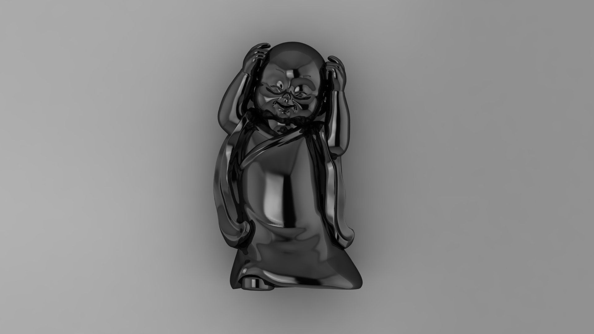 Baby Budha B09 3D print model_6