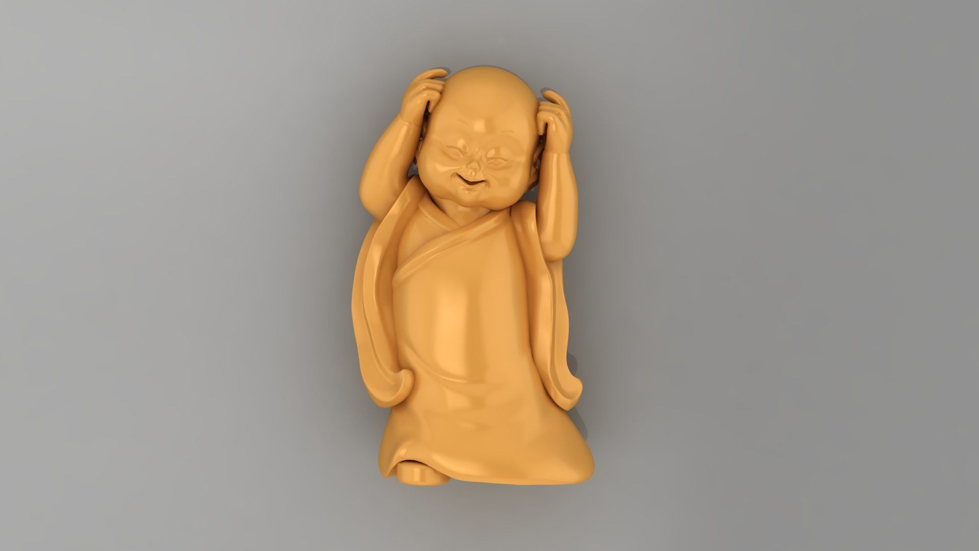 Baby Budha B09 3D print model_1
