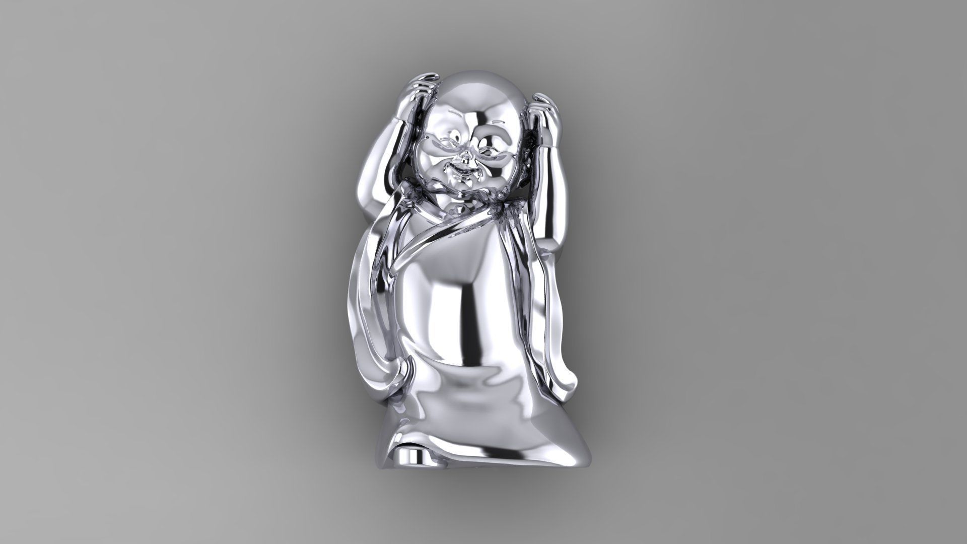 Baby Budha B09 3D print model_5