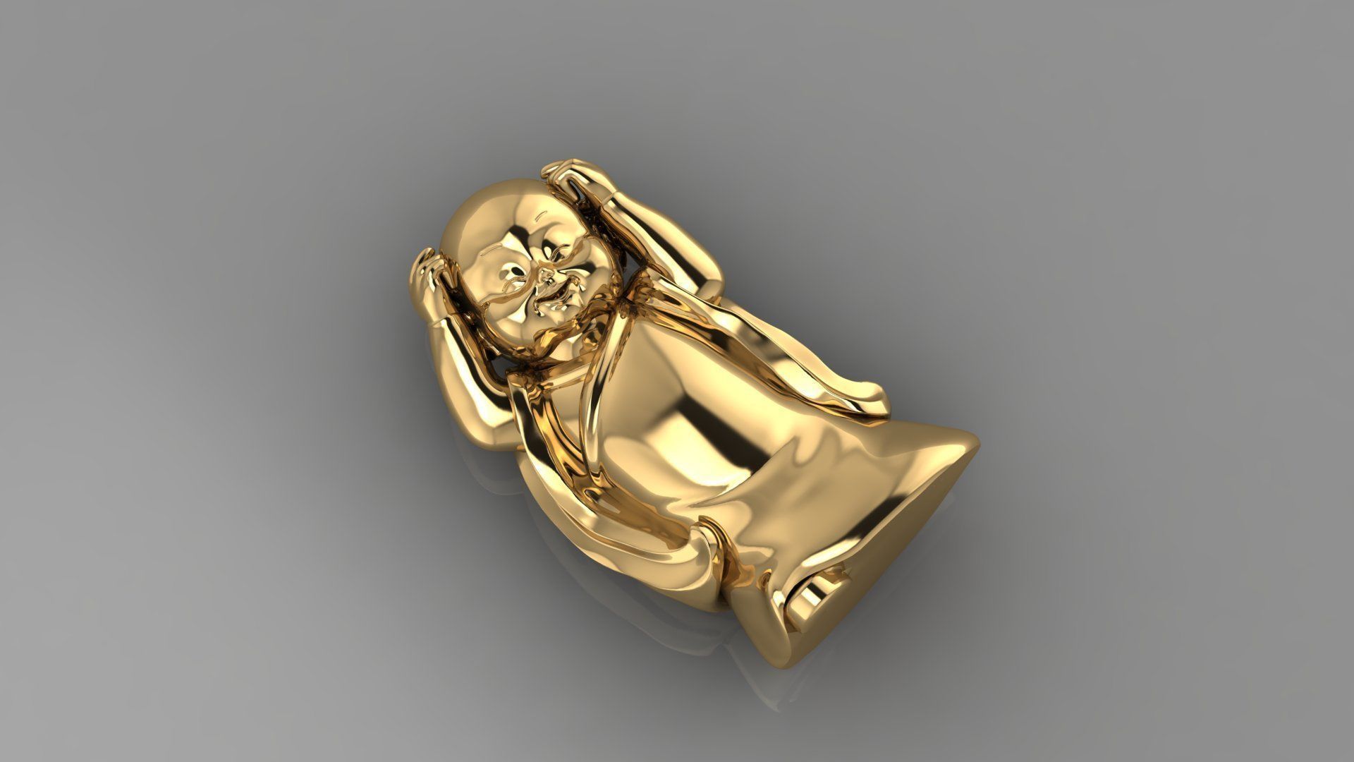 Baby Budha B09 3D print model_4